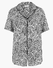 LADIES EX Short Zebra Print PJ Pyjama Set 2 Piece Comfort Nightwear P61