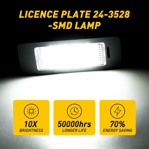 Led license number plate - number,