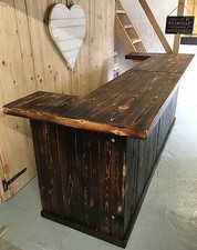 PORTABLE BAR LARGE RUSTIC MOBILE BAR PUB DISPLAY WEDDING HOME BAR GIN BAR COFFEE