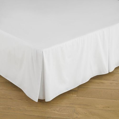 Plain white percale box - plain,