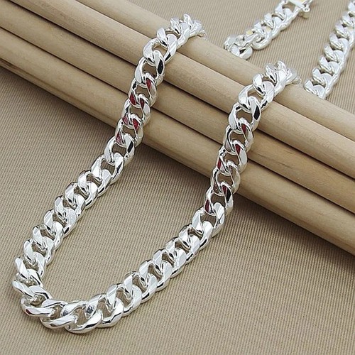 925 sterling silver 10mm chain - 10mm,