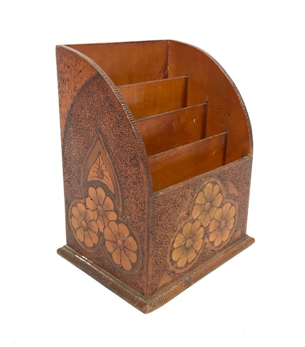 Antique wooden desktop letter - wooden,