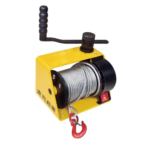 Manual winch turbine worm gear - winch,