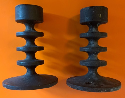 Cast iron candlesticks robert - cast,