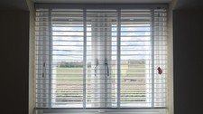 White Wooden Venetian Blind (Ecowood)  From 24/7 Blinds