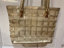 Estelle Tote Bag Gold Leather
