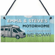 Motorhome Sign Caravan