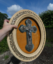 Antique large french religious