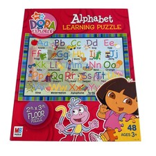 Milton Bradley Dora The Explorer Alphabet Learning 48 Pcs Floor Puzzle Complete