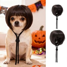 Adjustable Pet Bob Wig Cat Dog