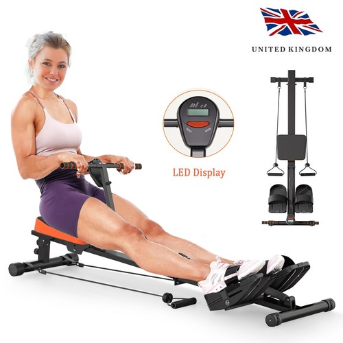 Level adjust rowing machine - 12-level,