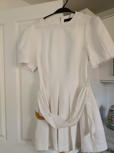 Zara white puff - white, dress