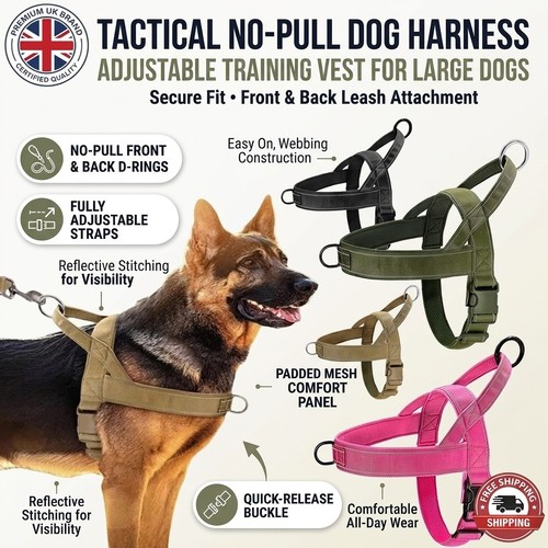Tactical pull dog harness - tactical,