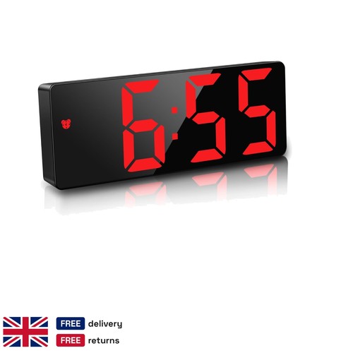Large inch led alarm clock - inch,
