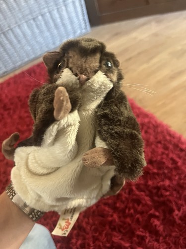 Folkmanis flying squirrel - flying, hand