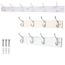 Coat Rack Wall Mounted  White