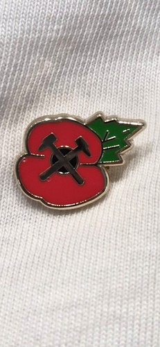 West ham poppy badge - poppy,
