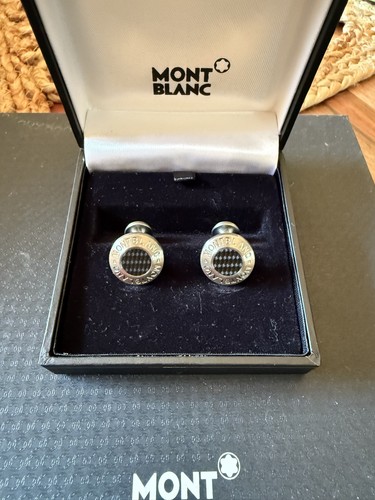 Montblanc cufflinks with box - montblanc,