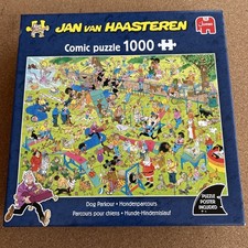 Jan Van Haasteren Dog Parkour Jigsaw Puzzle (1000 Pieces)