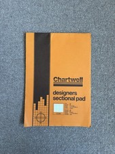 Graph c24e sectional pad CHARTWELL A4 297 X 210MM, sepia 1, 5, 10 50mm vintage