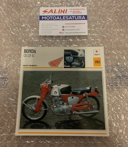 Technical data card motorcycle - technical,