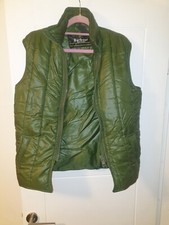 Green Padded barbour gilet