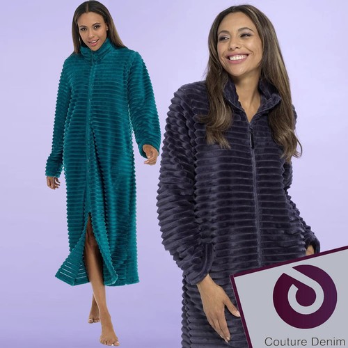 Ladies womens ribbed fleece - ribbed,