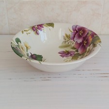 Vintage James Kent Serving Bowl D 25cm Staffordshire Flower Floral England