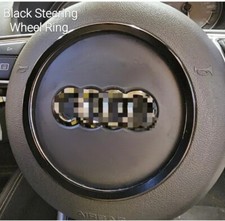 Steering Wheel Ring Black Fits