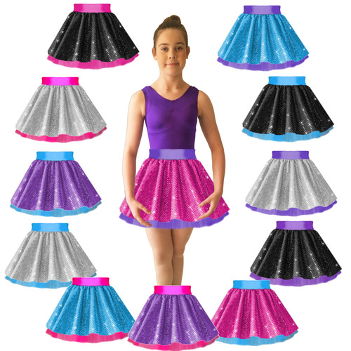 Girls sequin net sparkle - sequin, &