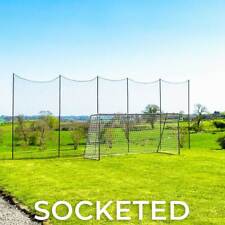 Stop That Ball™ Net and Post System | Socketed Multi-Sport Ball Stop Netting