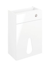 Iflo Aliano Wc Base Unit White 600mm X 250mm 766935 with Oak Panels RRP £228