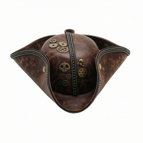 Tricorn hat with gears - tricorn,