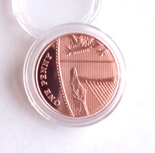 2018 Shield 1p One Pence Coin