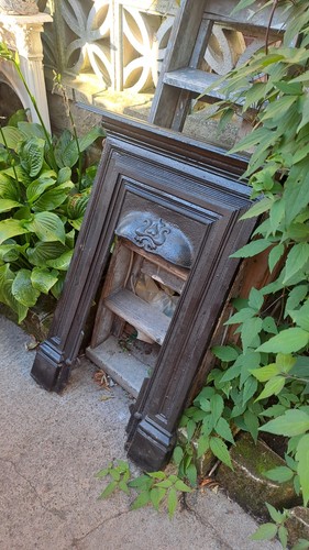 Victorian cast iron - cast, fireplace