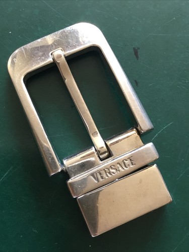 Versace mens silver belt - versace,