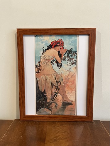 Alphonse mucha summer framed - summer,