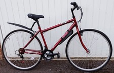 TRAX T700 BIKE, 18'' FRAME, 27'' WHEELS. RED. 18 SPEED , GREAT CONDITION