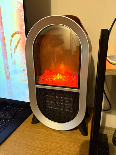 Portable electric space - space, heater