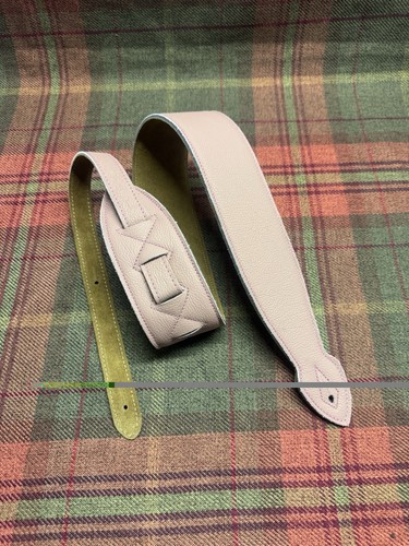 Baby pink leather - leather, strap