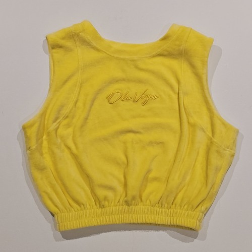 Ola voga women yellow velour - ola, women's