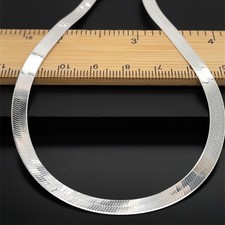 925 Sterling Silver 4mm Snake