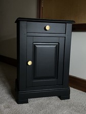 Solid Oak Bedside Table Farrow & Ball