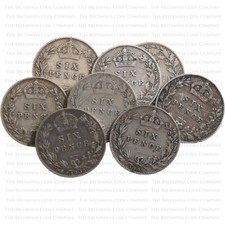 1902 to 1910 KING EDWARD VII SILVER SIXPENCE 6d - CHOOSE YOUR YEAR!