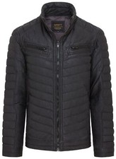 Men's Black Puffer Leather
