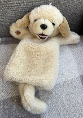 Dog puppet golden - golden, retriever