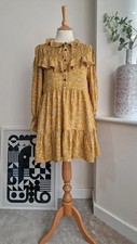 Zara cute mustard dress Sz 10