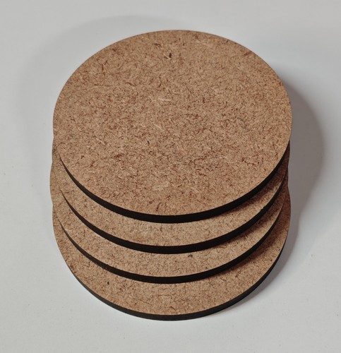 95mm mdf blank discs 7mm - 95mm,
