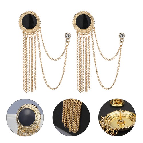 2pcs men suit brooch - 2pcs,