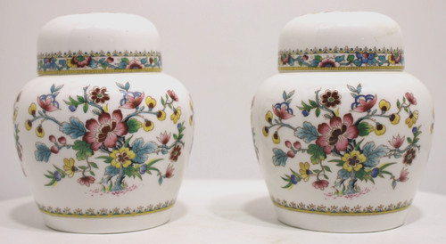 Pair coalport ming rose - pair,